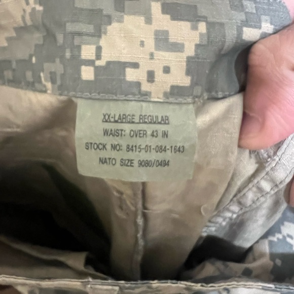 Fox Outdoor BDU Pant Men's XXL R,Green Digital Color Button Fly Tactical Uniform - Picture 9 of 9